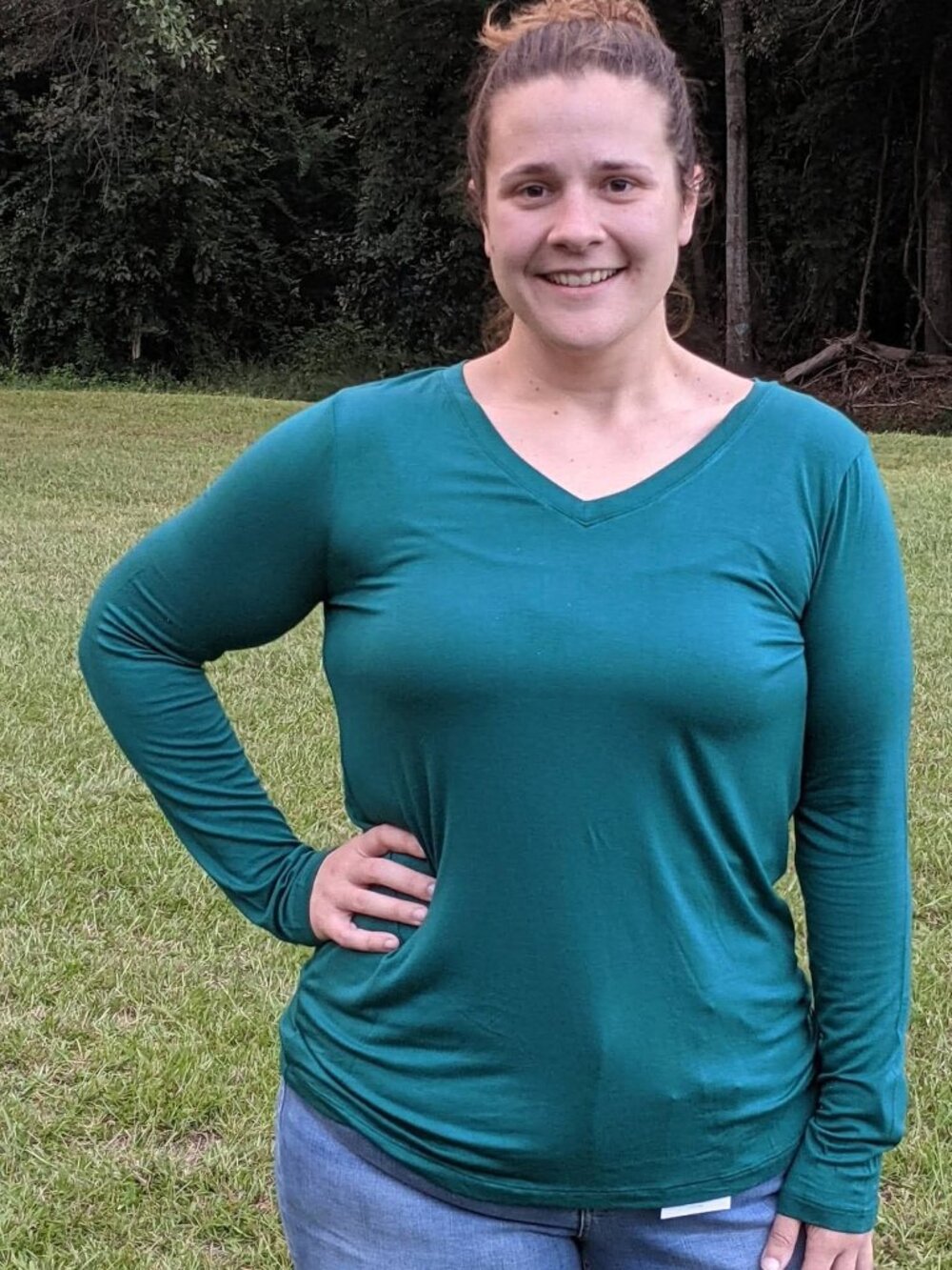 Plus Size Long Sleeve Top